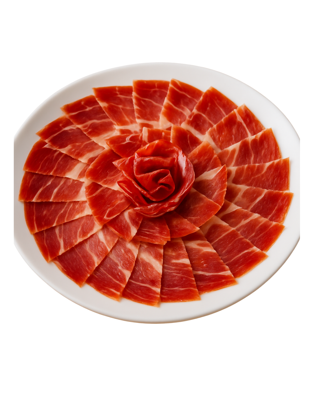 Plato de jamón cebo 50% iberico 5€ 
